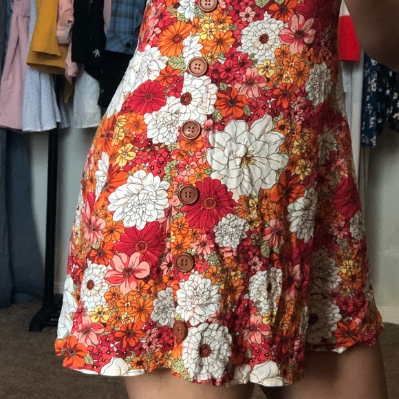Floral mini dress - Picture 3 of 3